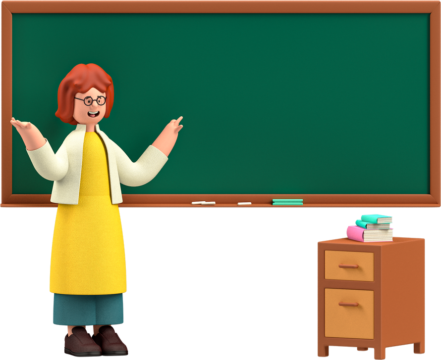 3D Business Elements Teacher Teaching