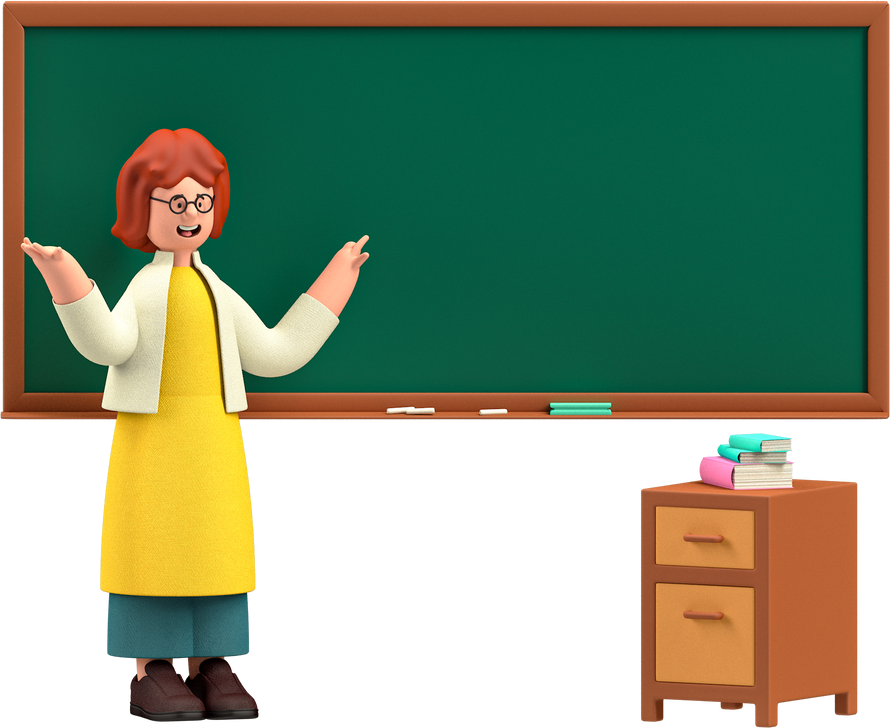 3D Business Elements Teacher Teaching